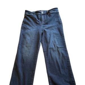 NYDJ TERESA WIDE LEG  TROUSER JEANS SIZE 14